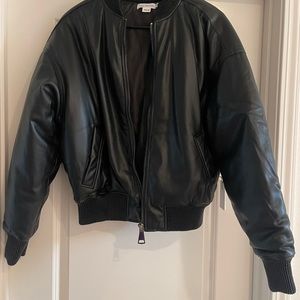 BRAND NEW with tags- Good American bomber jacket